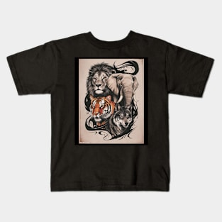 king african family Kids T-Shirt